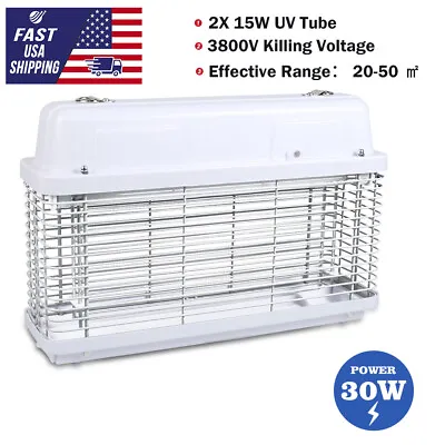 3800V Pest Control Electronic Mosquito Killer Fly Bug Insect Zapper UV Lamp Trap • $29.99