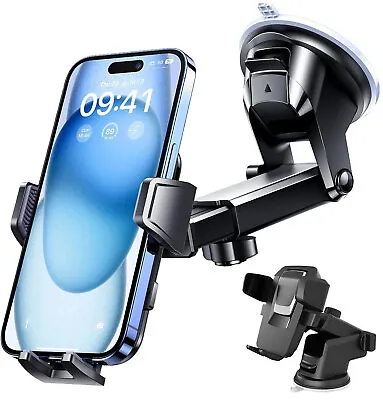 Phone Holder Car Windshield Mount For IPhone 15 Pro Max 14 13 12 Samsung S23 S24 • $12.99