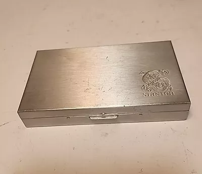 Vintage Rare Stanton Metal Box Stylus Turntable Cartridge Case Aluminum  • $14