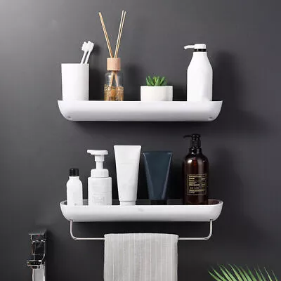 Wall Shelf No Drilling Easy Mount Bathroom Storage Shelf - No Drilling Required • $29.99