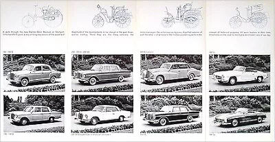 1961 Mercedes Sales Brochure 220SE 300SE 300SL 190SL  • $15