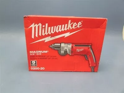 New Milwaukee 0200-20 Magnum 3/8  Drill Non-Retail Box • $119