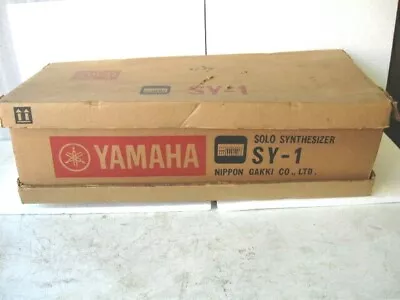 Rare Vintage Original Yamaha SY-1 Analog Solo Synthesizer Shipping Box  Storage  • $100