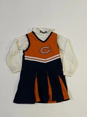 $17.09 • Buy Chicago Bears NFL Infant Toddler & Youth Cheerleader Outfit Size 4 T