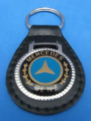 Mercedes Leather Auto Keychain Key Chain Ring Fob New #272 • $17.98