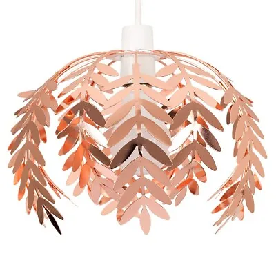 Modern Copper Lampshade Ceiling Light Shade Pendant Easy Fit LED Bulb Lighting  • £22.99