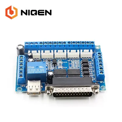 USB 5 Axis CNC Breakout Board For Stepper Motor Driver Mach3 USB Parallel Port • $11.98