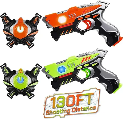 Laser Tag Gun Games Laser Guns For Kids Boys Lazer Tag Toy With Guns And Vests • £66.77