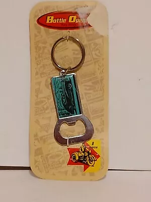 Vintage  Metal Beer Bottle Opener Keychain New On Package • $6.99