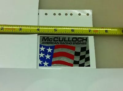McCulloch Kart  Decal Racing Engines Engine Mc • $10.99