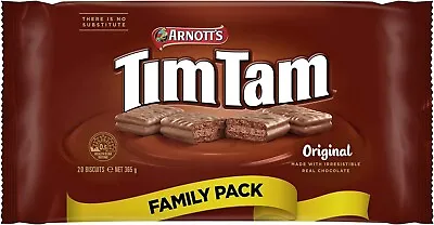 Arnotts Tim Tam Chocolate Biscuits Family Pack 365g Australia Stock • $8.70