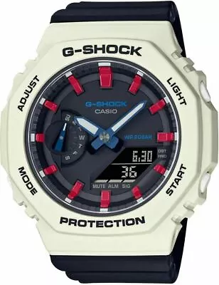 Casio G-Shock GMAS2100WT-7A2 Analog Digital White Tricolor Resin Watch • $109.50