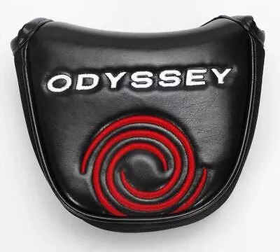 Golf Club Putter Mallet Head Cover Odyssey Circle At Work Style Black • $18.99