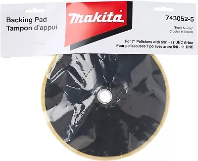 Makita Genuine OEM 7” Hook & Loop Backing Pad # 743052-5 For PV7001C 9227C 9237C • $25.89