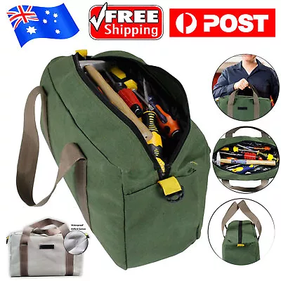 $4.59 • Buy S/M/L Waterproof Tool Bag Portable Storage Toolkit Hand Heavy Case Canvas Duty