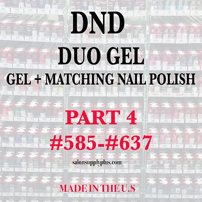 Dnd Daisy Duo Gel W/ Matching Lacquer) Nail Polish Set - Choose Color- Part 4 • $10.99