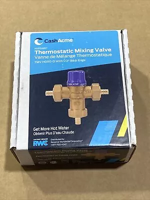 Cash Acme 24506 HG110-D 1/2  Thermostatic Mixing Valve W/Barb Ends New • $77