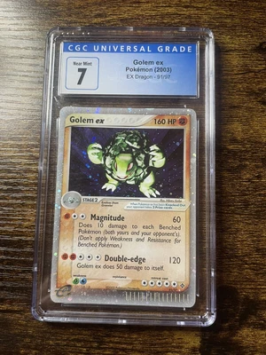 $39.99 • Buy Pokemon Card - Golem Ex Holo 91/97 Ex Dragon Cgc 7 Nm
