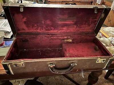 VINTAGE 1950s Authentic Leather Case For Trumpet Or Cornet • $24.50