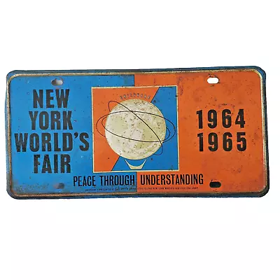 Vintage Vietnam Era New York World's Fair 1964-1965 Car License Plate • $59.95