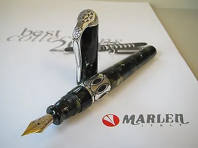 Marlen Inca Cuzco Medium 18kt Gold Nib Fountain Pen Mint • $256.49