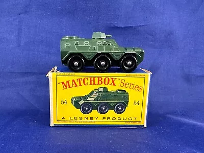 Matchbox Lesney 54a Saracen Personnel Carrier - Mib • $4.99