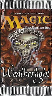 MTG: WEATHERLIGHT Empty Booster Pack Wrapper; PERFECT Opening NO CARDS 1997 • $5