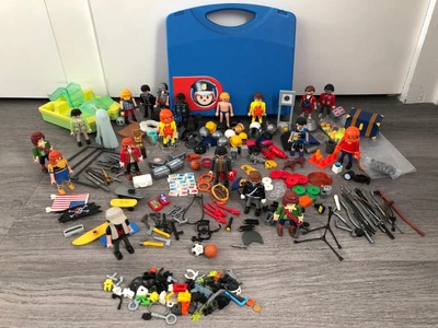 £14.99 • Buy Playmobil Bundle With Carry Case And Boat, Excellent Condition