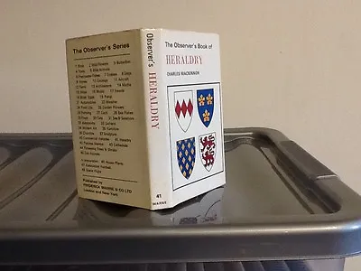 Observers Book Of Heraldry 1972 + • £9.99