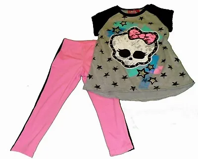 Monster High - Girls Active Legging Set - Glitter Accents - Size Small - NEW • $20.95