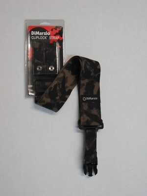 $26 • Buy Dimarzio Cordura Cliplock Strap 2 Inch Wide Peace Camo Dd2220
