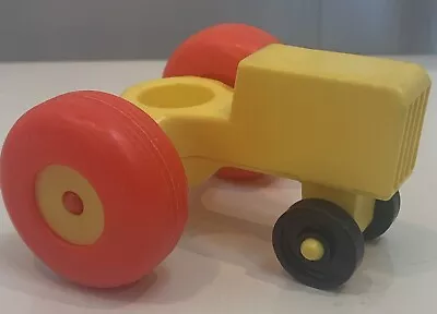 Fisher Price Vintage Little People FARM YELLOW TRACTOR • $8.99