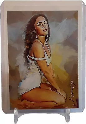 Megan Fox Art Card #3 Limited Edition #33/50 Auto Signed By Edward Vela • $11.95