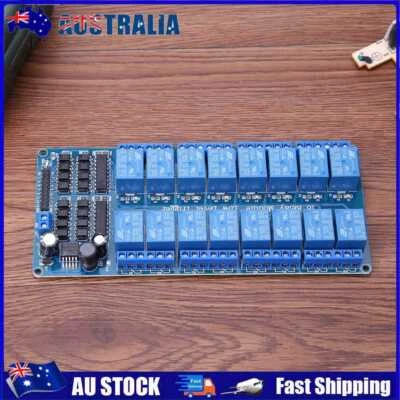 $19.94 • Buy New 16-Channel 5V12V Relay Module Board For Arduino PIC AVR MCU DSP ARM PLC AU