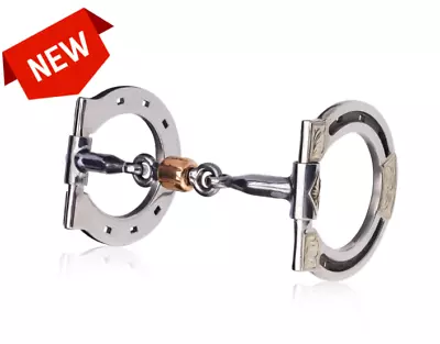 Mikmar Legacy Horseshoe Snaffle With Stainless Steel Cheeks | Horse Bits • $119.95