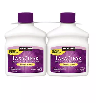 Laxative Polyethylene Glycol - Kirkland Signature LaxaClear 100 Doses VS MiraLAX • $32.95