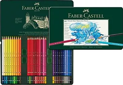 Faber Castell Albrecht 117560 Dura Watercolor Pencils 60 Colors Can • $111.88