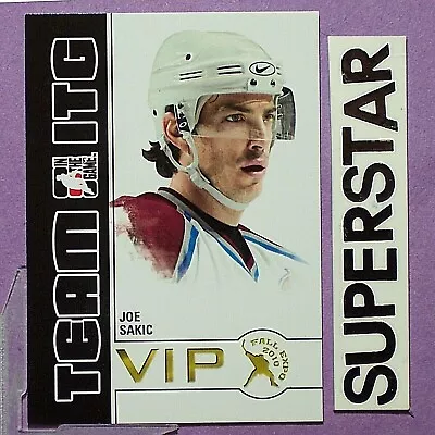 JOE SAKIC  2010-11  ITG Fall Expo  Team ITG  VIP #ITG18  Colorado Avalanche • $4.74