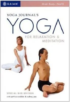 Yoga Journals Yoga For Relaxation  Meditation (DVD 2002)  INV-1876 • $5.98