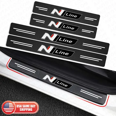 Fit N Line Car Door Plate Sill Scuff Anti Scratch 3D Decal Sticker Protector • $14.99