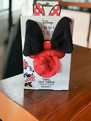 ☆ New ~ Disney Minnie Mouse  Towel Hait Turban By * Mad Beauty *  • $18.25