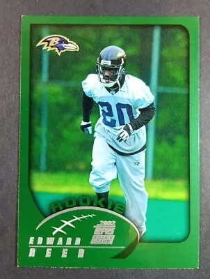 2002 Topps Edward Ed Reed Rookie Card RC #353 Baltimore Ravens Rookie Card  • $9.99