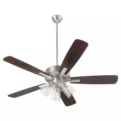 5 Blade Ceiling Fan With Light Kit In Transitional Style-18.25 Inches Tall And • $302.86