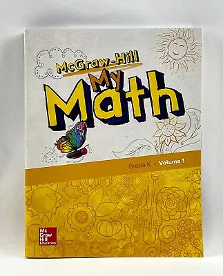 Mc Graw-Hill Grade K Volume 1 Student Edition My Math Book • $17.01