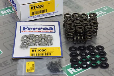 Ferrea 100LBS Dual Valve Springs & Ti Retainers Honda B18C B16A1 B16A3 KT4002 • $1001.38
