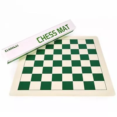 Roll Up Vinyl Chess Board Tournament 15.5  Chess Mat - Lightweight & Non Slip  • $18.21