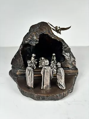 Yaacov Heller Bronze And Sterling Nativity Scene - Sculpture Statue • $221.69