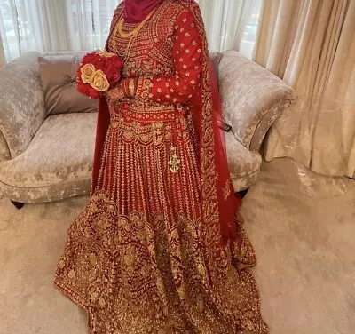 Bridal Lengha Dress Asian Indian Pakistani • £300