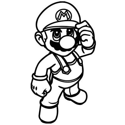 Decal Vinyl Truck Car Sticker - Video Games Super Mario  • $12