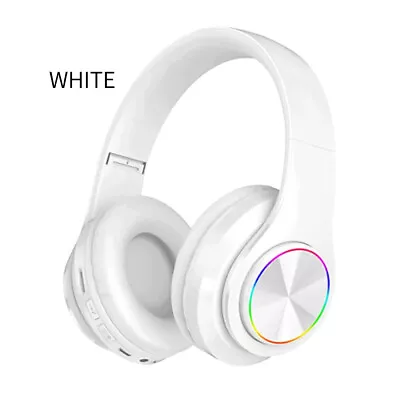 Wireless Bluetooth 5.1 Headphones Noise Cancelling Over-Ear Stereo Earphones UK • £8.99